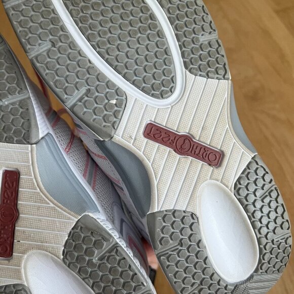 Orthofeet Tahoe BioFit Orthopedic Shoes White Pink Women's Size 10.5 D Wide - Picture 11 of 11